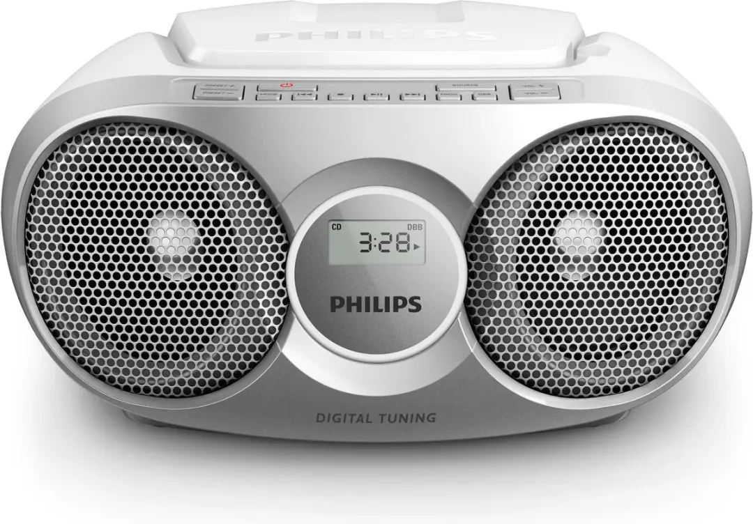 Philips AZ215S Radio/CD-speler - Zilver