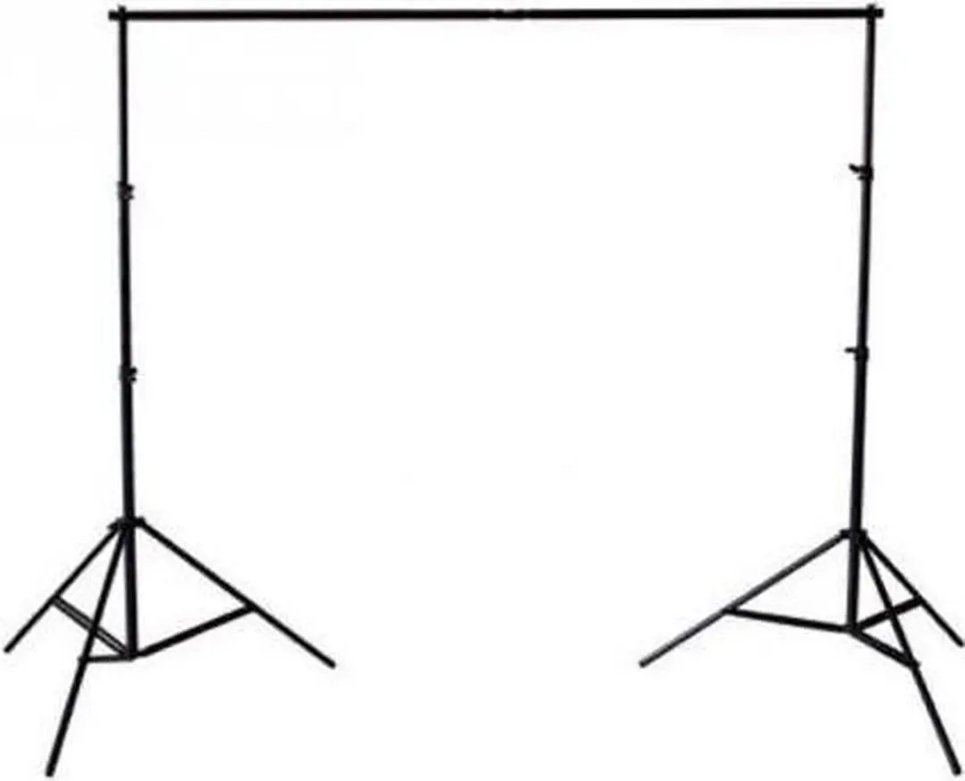 Bresser BR-BGS1 Achtergrondsysteem 3x4m - 2 Statieven - 2 Balken - Arctic White Doek