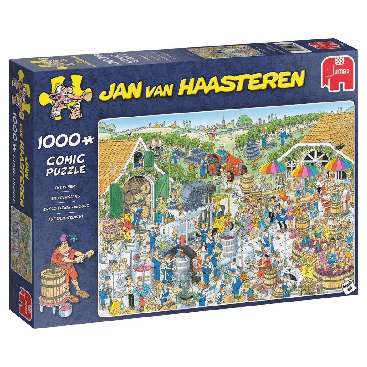 Jan van Haasteren De Wijngaard Legpuzzel 1000 Stuks - Meerkleurig