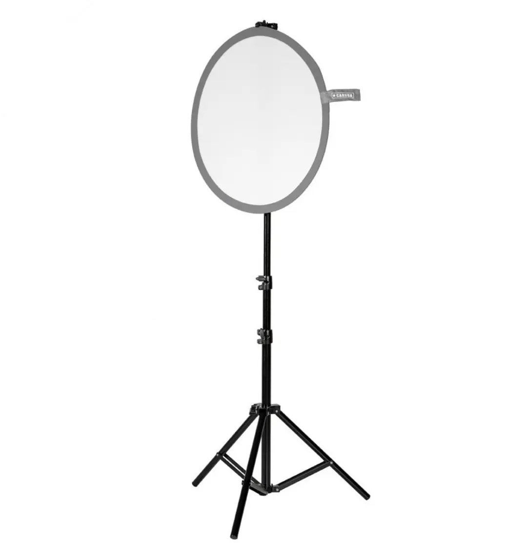 Caruba LS-7 Lampstatief - Aluminium Reflectorhouder 90-220cm - Zwart