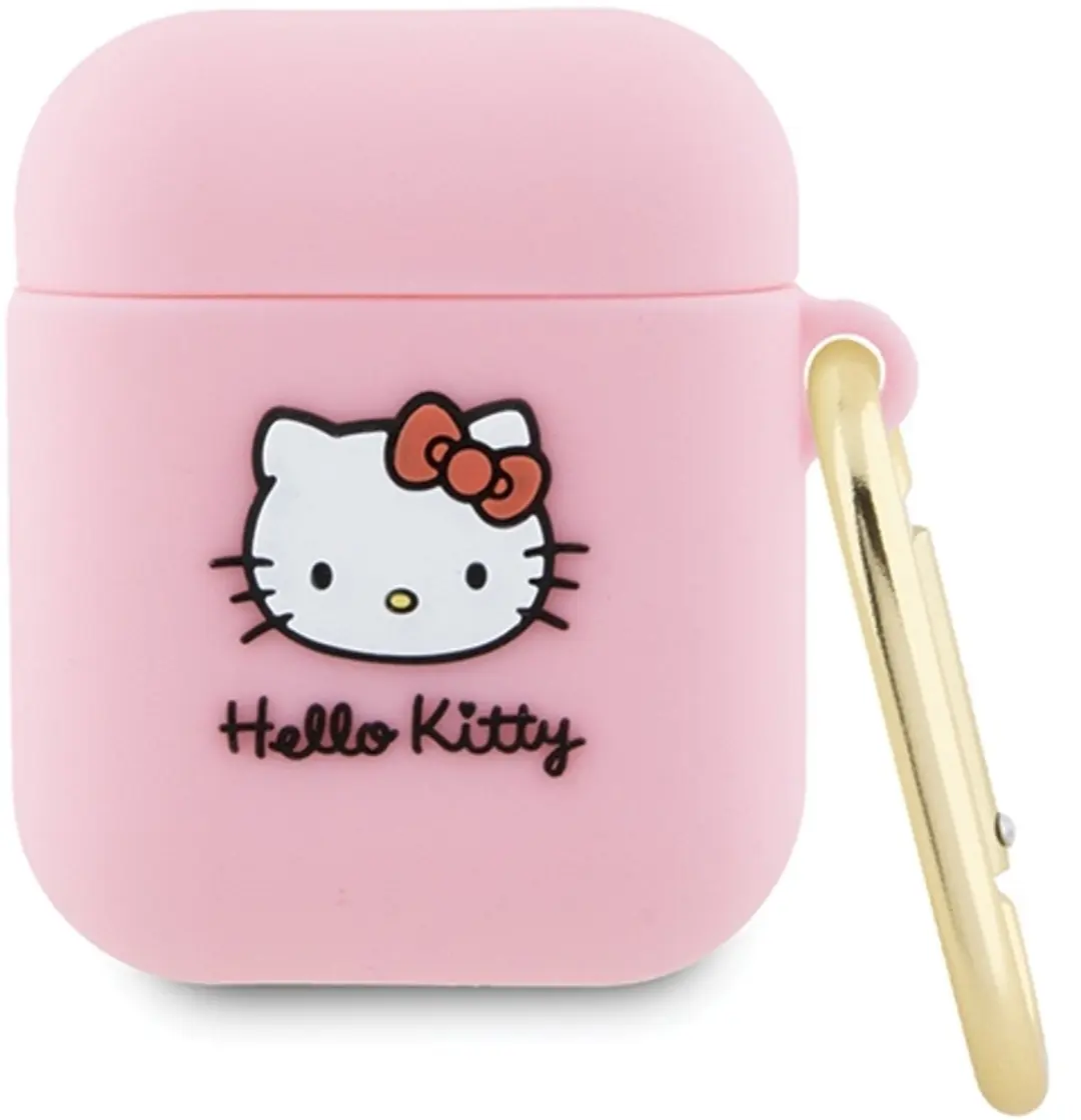 Hello Kitty Siliconen 3D Kitty Hoofdhoes AirPods 1/2