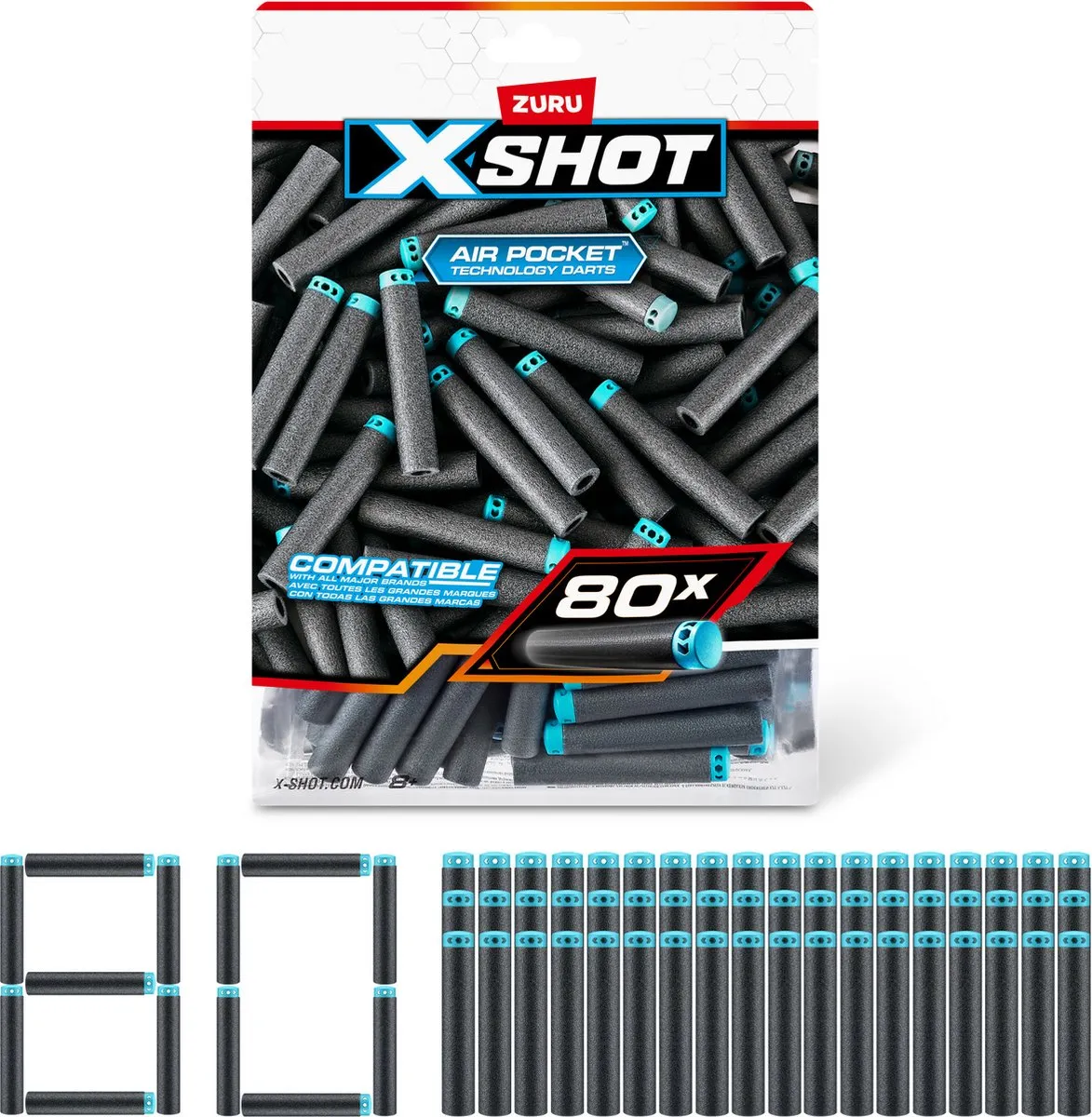 XSHOT Air Pocket Technology Darts 36589