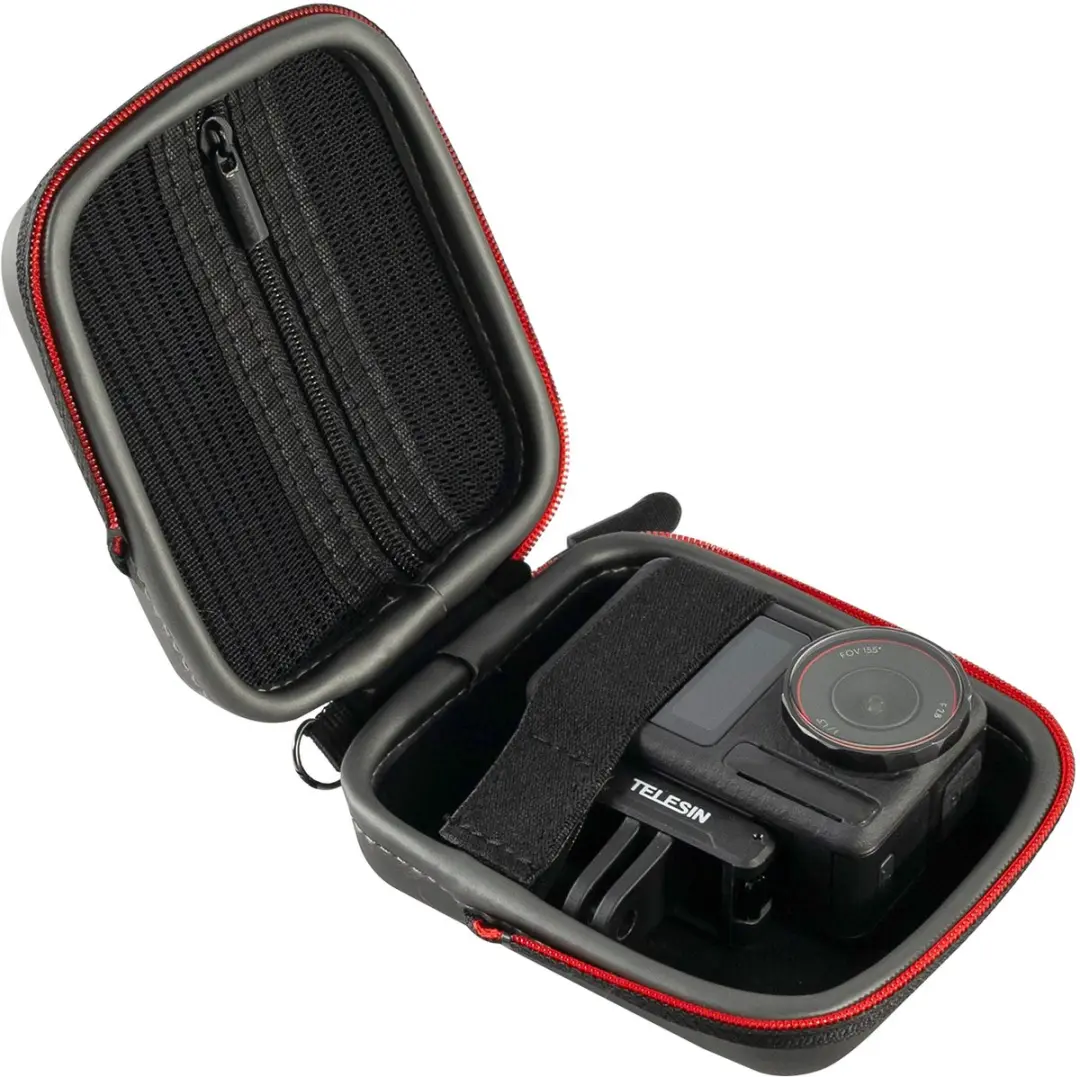 Telesin Actioncam Opbergcase - EVA Hardcase - Zwart - afbeelding 6 van 6
