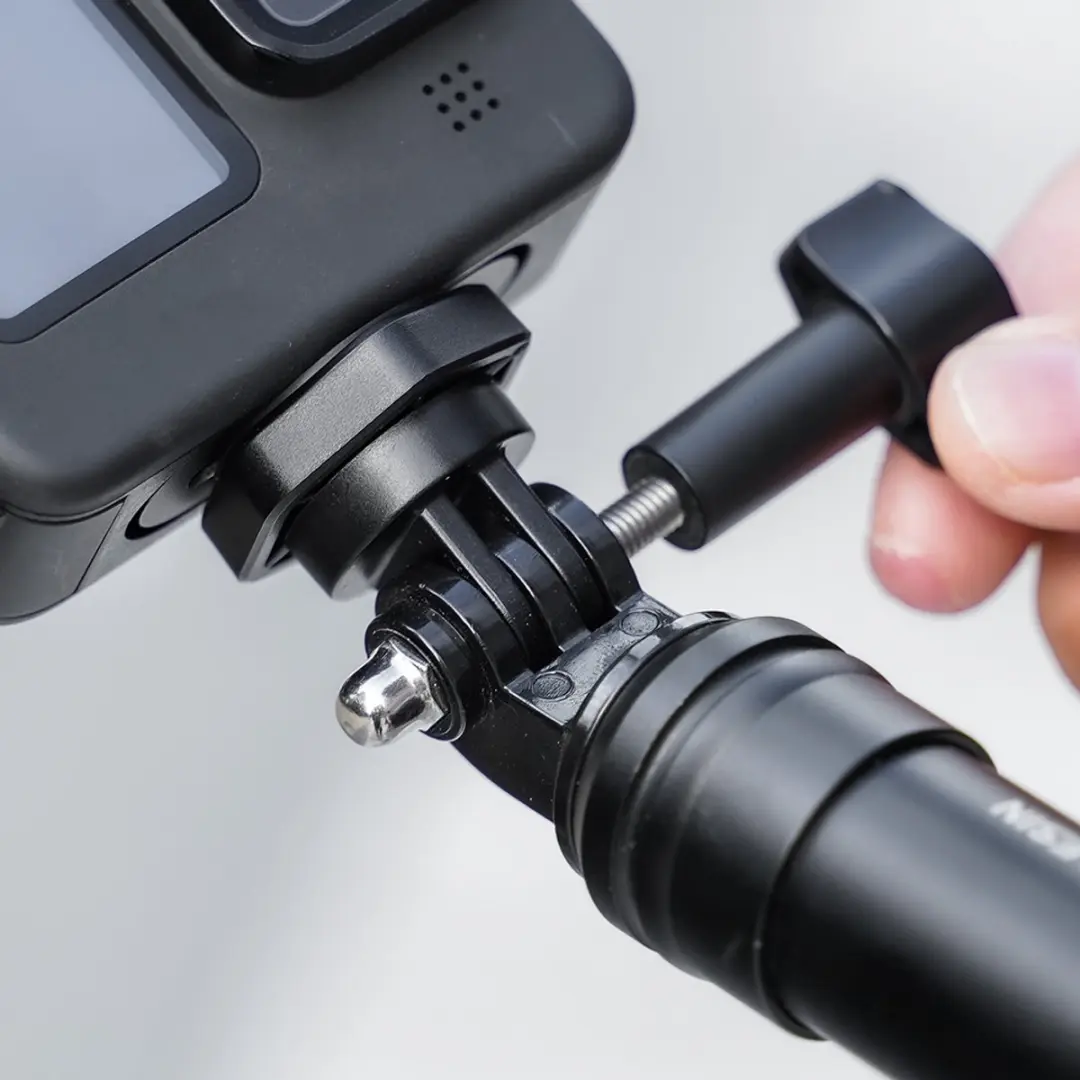 Telesin TPM-T04 Action Camera Mount - 1/4" Schroef - Zwart - afbeelding 4 van 6