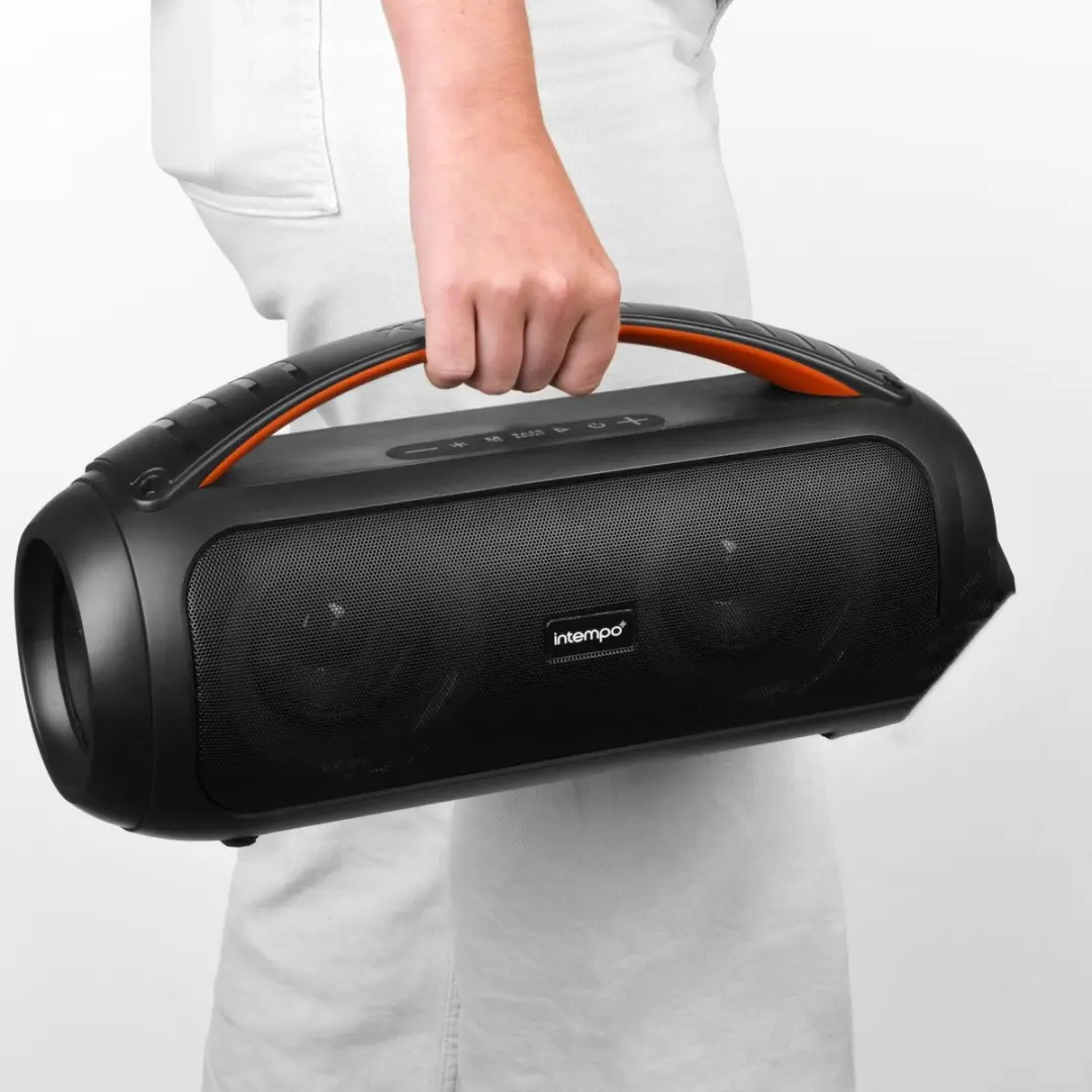 Pulsar LED Boombox Speaker 2000mAh - Zwart
