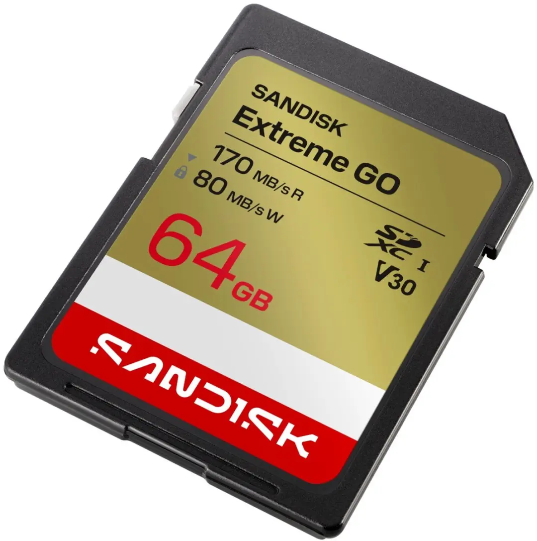 SanDisk SDXC Extreme GO 64GB Geheugenkaart - 4K