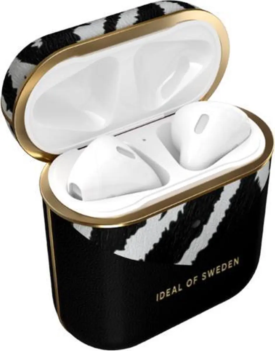 iDeal of Sweden AirPods Case PU - Apple AirPods 1/2 - IDFAPC-247 - Wit/Zwart