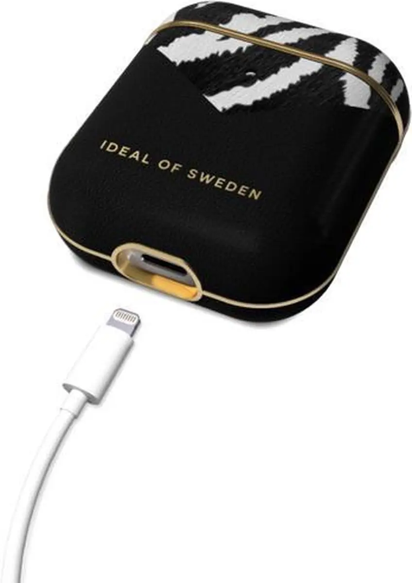 iDeal of Sweden AirPods Case PU - Apple AirPods 1/2 - IDFAPC-247 - Wit/Zwart
