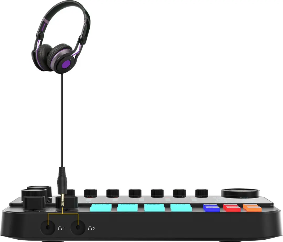 7RYMS 7CasterSE2 Streaming/Podcast Deck - Zwart
