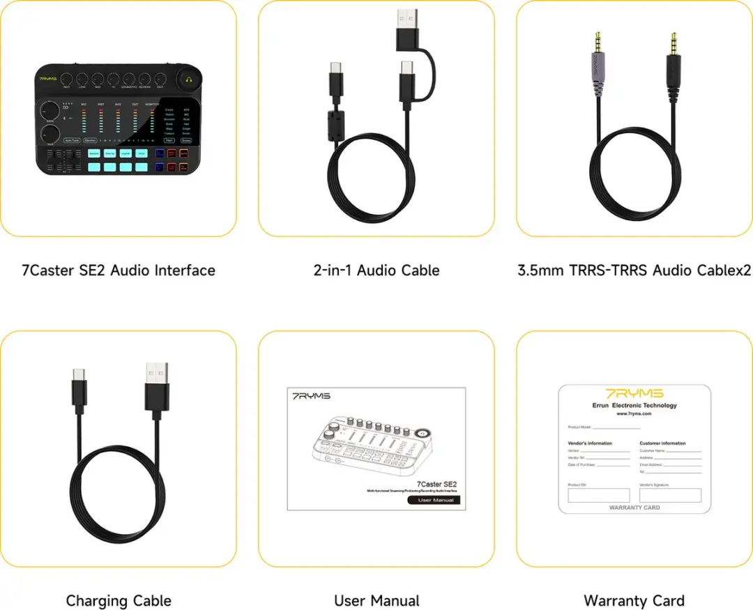 7RYMS 7CasterSE2 Streaming/Podcast Deck - Zwart - afbeelding 6 van 6