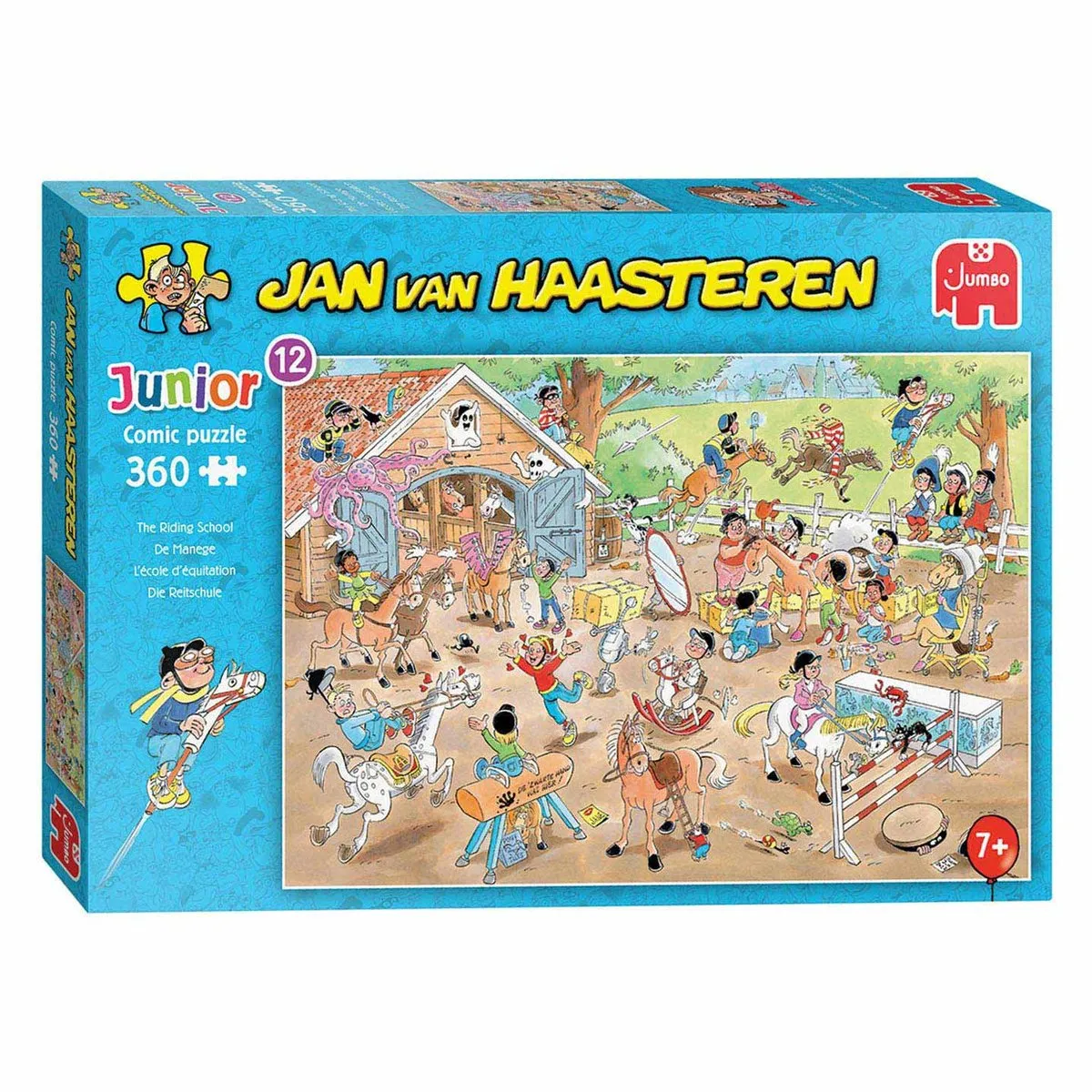 Jan van Haasteren Junior De Manege Puzzel 360 Stuks - Meerkleurig