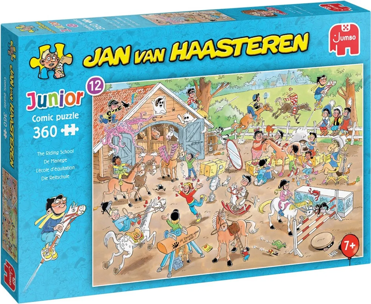 Jan van Haasteren Junior De Manege Puzzel 360 Stuks - Meerkleurig