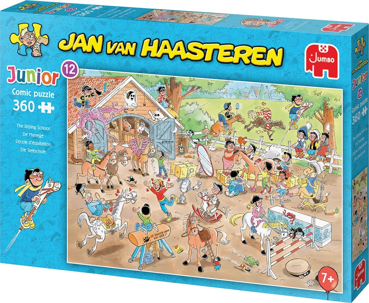 Jan van Haasteren Junior De Manege Puzzel 360 Stuks - Meerkleurig