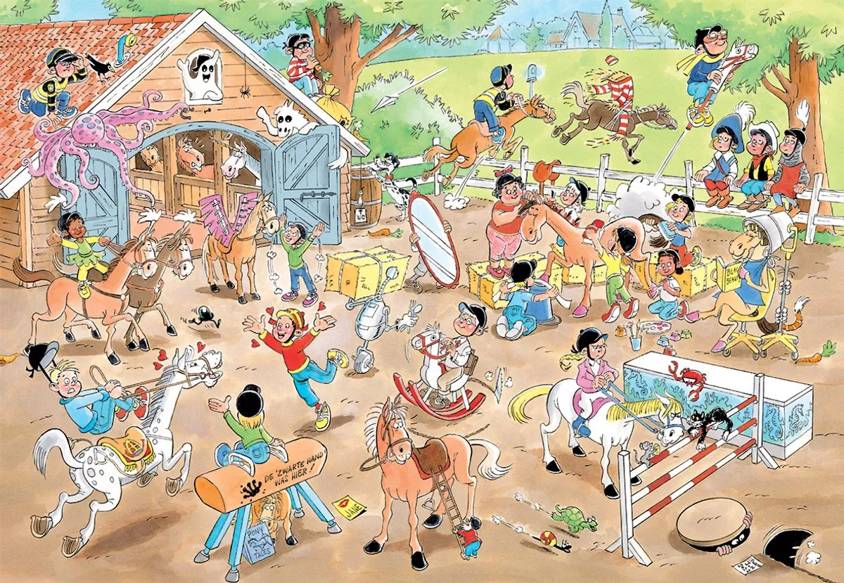 Jan van Haasteren Junior De Manege Puzzel 360 Stuks - Meerkleurig - afbeelding 6 van 6