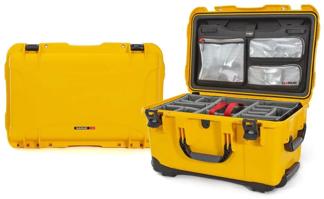 Nanuk 938 Pro Photo Kit Koffer - Geel