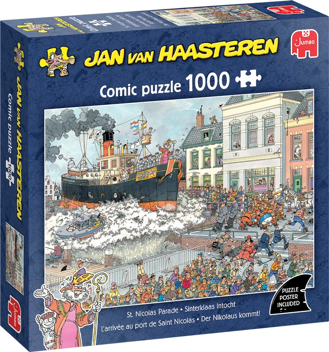 Jan van Haasteren Sinterklaas Intocht Puzzel 1000 Stuks - Meerkleurig