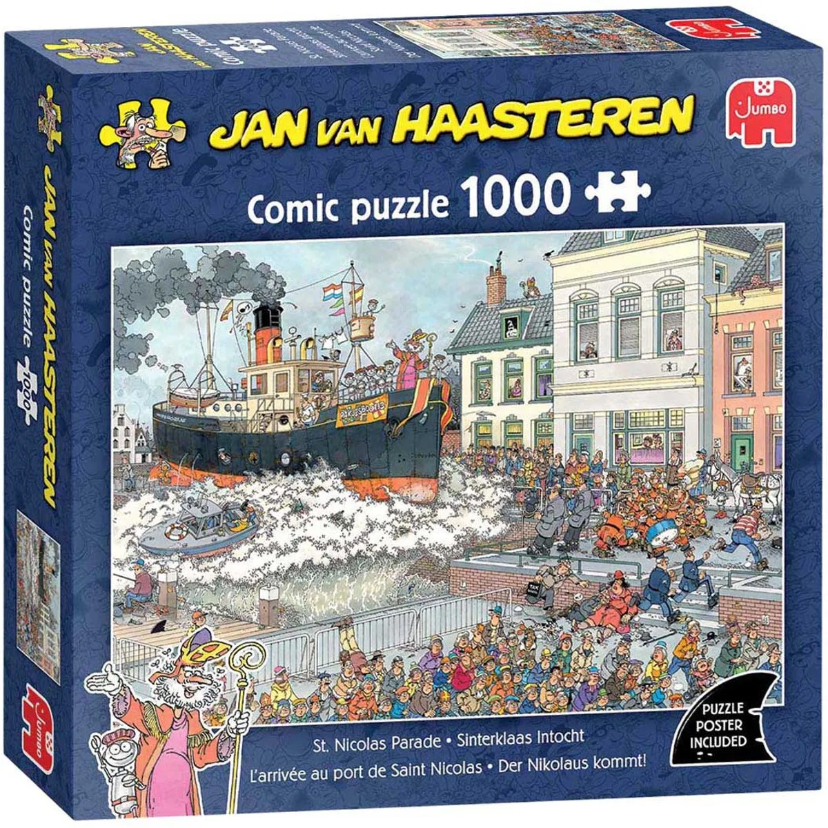 Jan van Haasteren Sinterklaas Intocht Puzzel 1000 Stuks - Meerkleurig