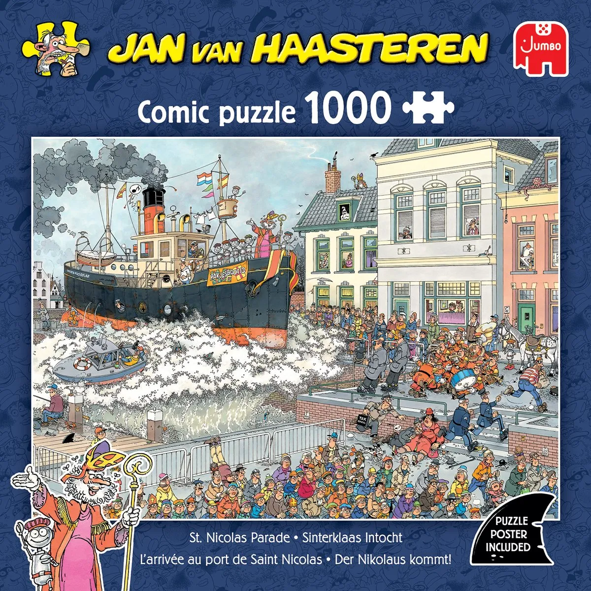 Jan van Haasteren Sinterklaas Intocht Puzzel 1000 Stuks - Meerkleurig