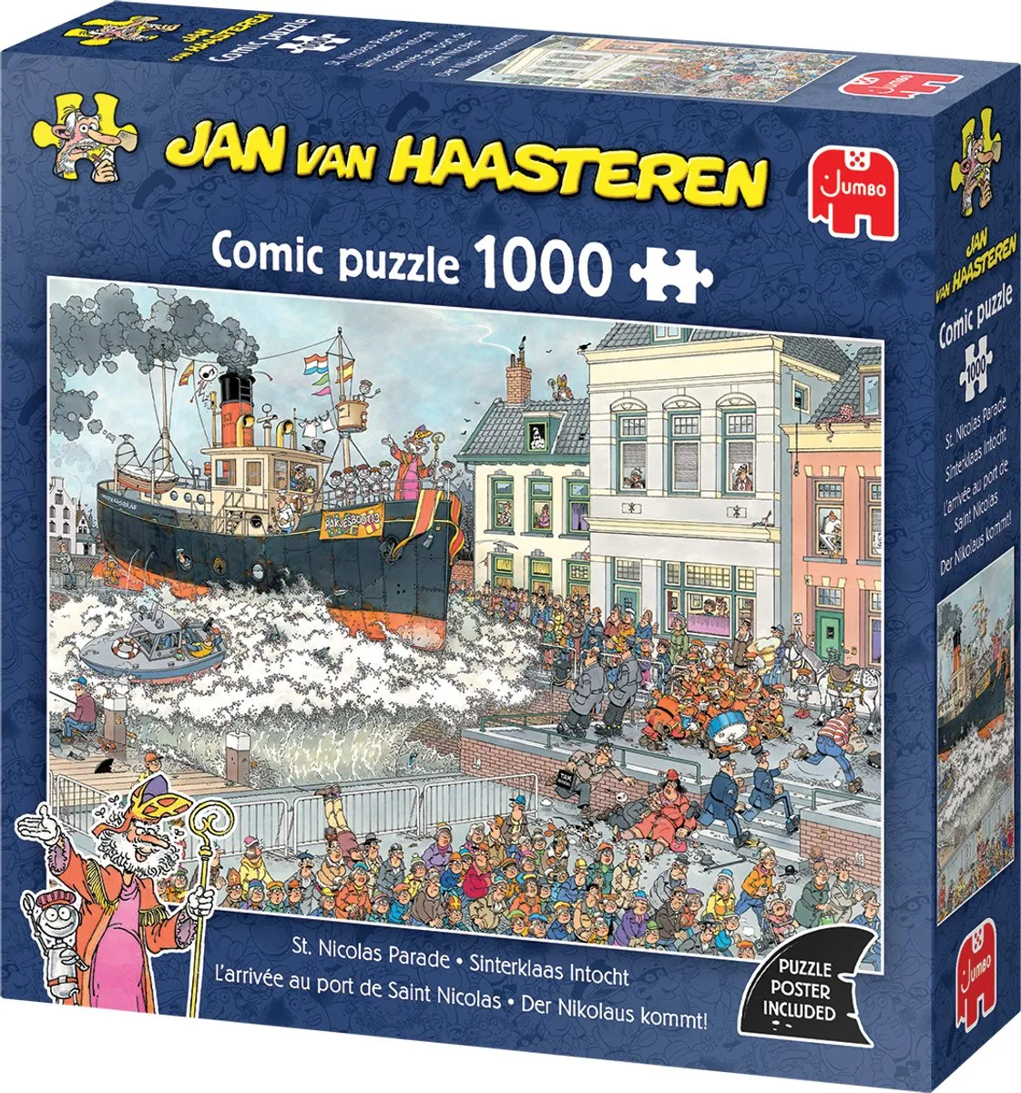 Jan van Haasteren Sinterklaas Intocht Puzzel 1000 Stuks - Meerkleurig