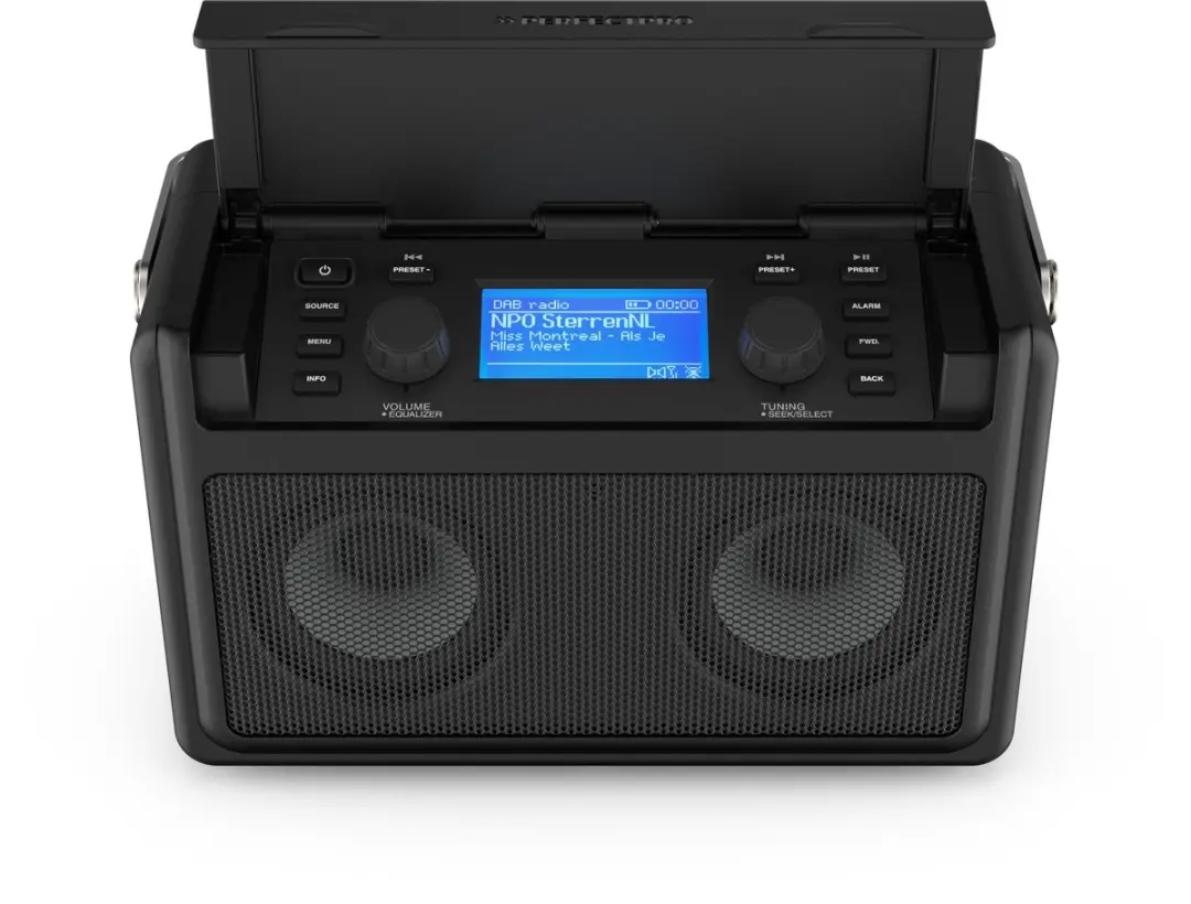 PerfectPro Bouwradio AB1 - 15W - DAB+/FM/Bluetooth - Zwart