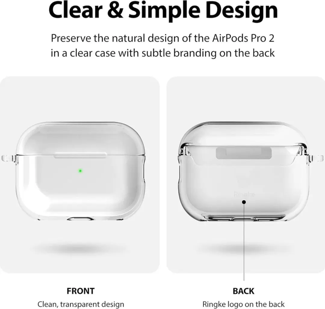 Ringke Hinge Case AirPods Pro 2 - Transparant