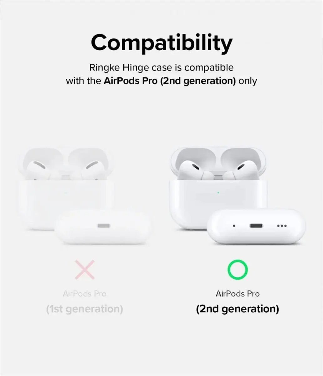 Ringke Hinge Case AirPods Pro 2 - Transparant