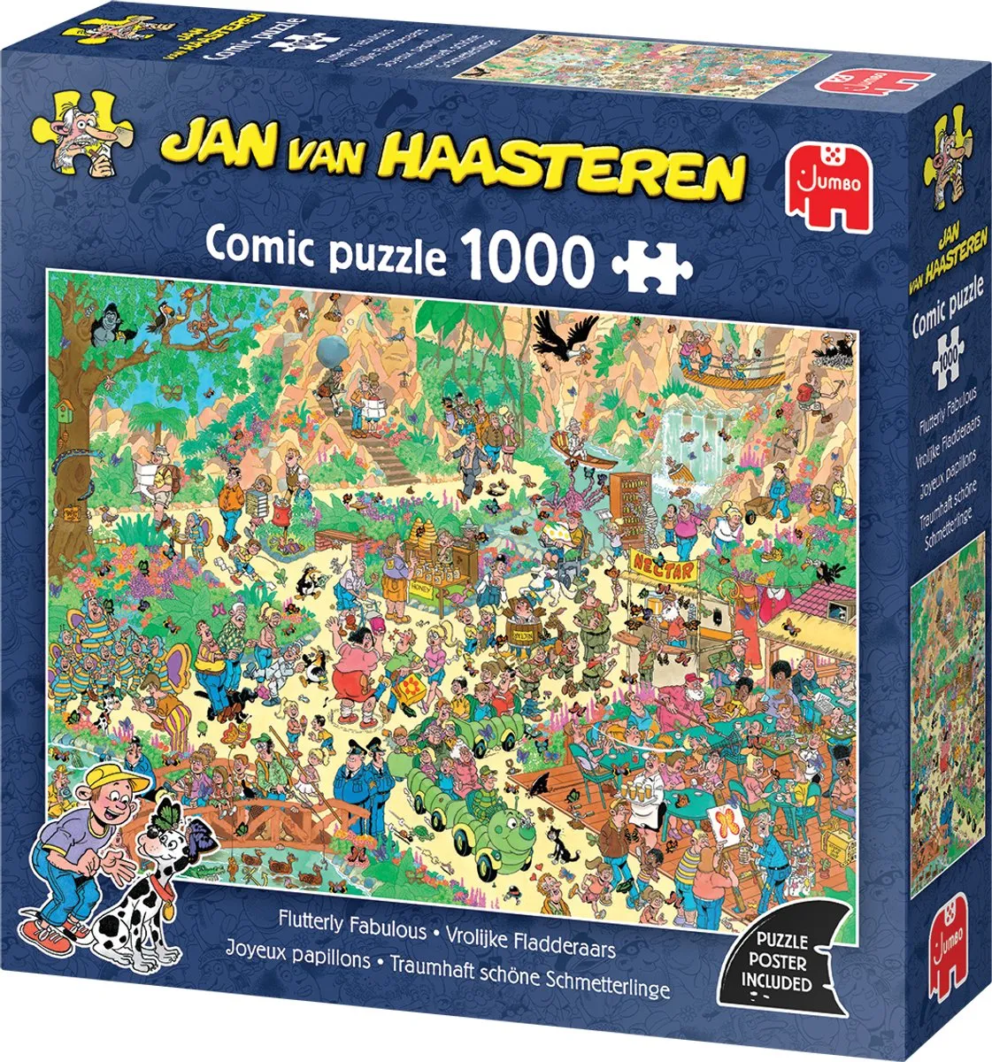 Jan van Haasteren Vrolijke Fladderaars 1000 Puzzeldelen - Meerkleurig