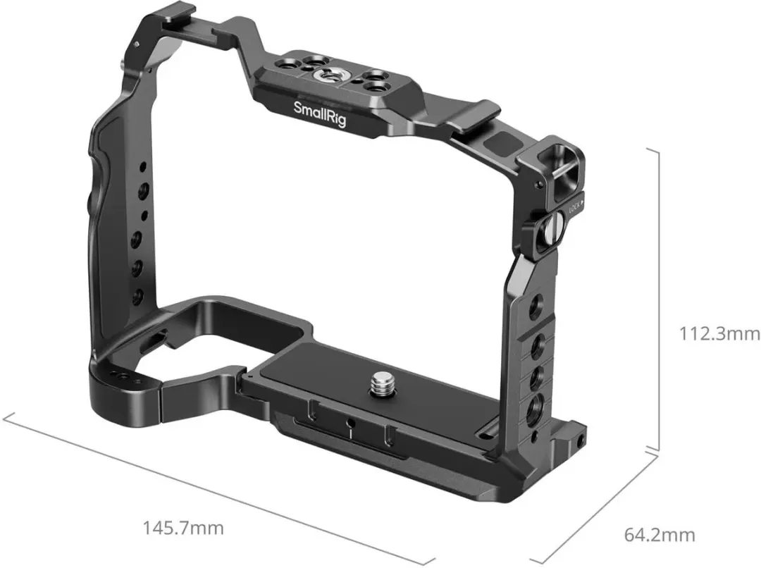 SmallRig 6024 HawkLock Cage - Sony Alpha 7 IV/V/R V - Zwart
