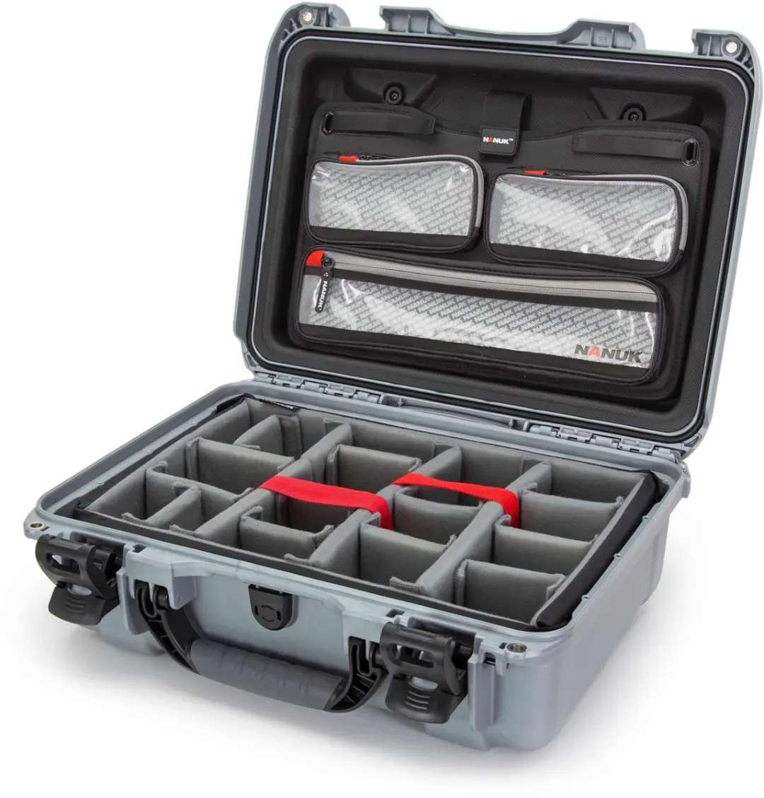 Nanuk 925 Pro Photo Kit Koffer - Silver