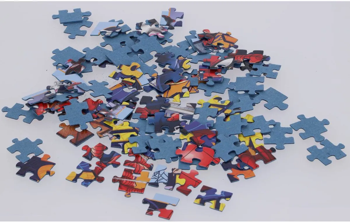 Ravensburger Spider-Man 4-in-1 Puzzel 100 Stukjes - Multicolor