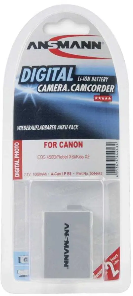 Ansmann A-Can LP-E5 Li-Ion Accu - 10mAh