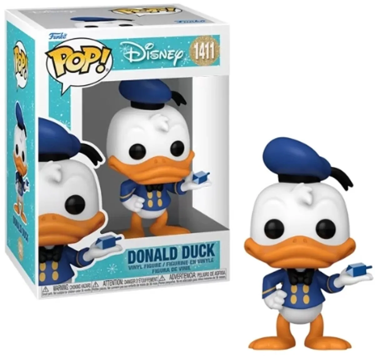 Disney Funko Pop! Donald Duck Holliday - 73828 - Multicolor