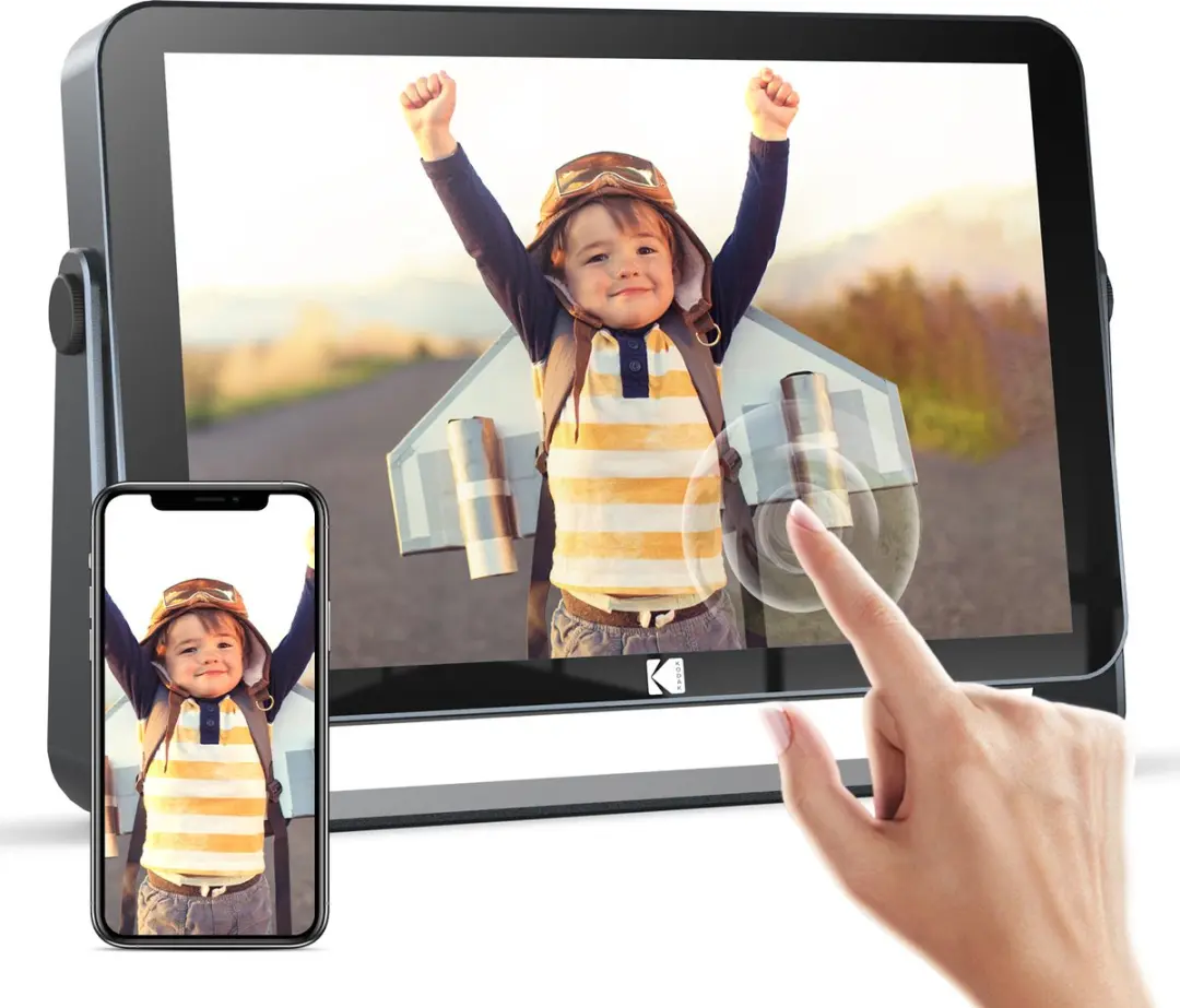 Kodak RWF109VGR Digitale Fotolijst 10" - Full HD Touchscreen - 32GB - Zwart