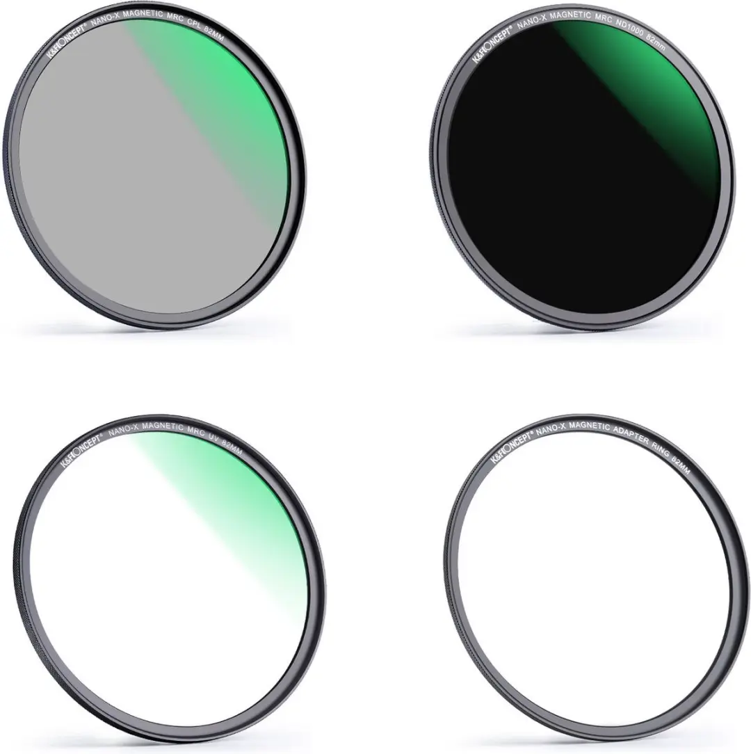 K&F Concept Magnetic Lensfilter Kit CPL ND UV Nano X 95mm