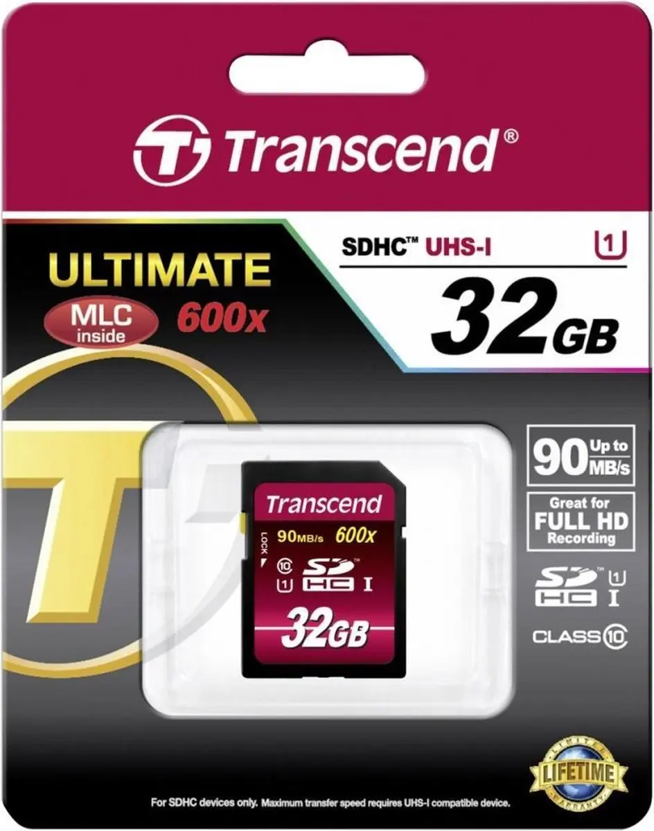 Transcend 32GB SDHC UHS-I TS32GSDHC10U1