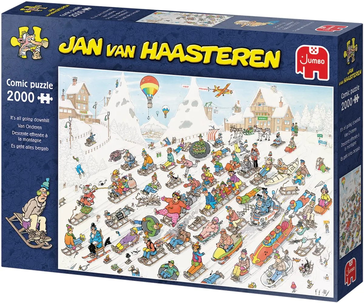 Jan van Haasteren Van Onderen! Puzzel 2000 Stuks - Meerkleurig