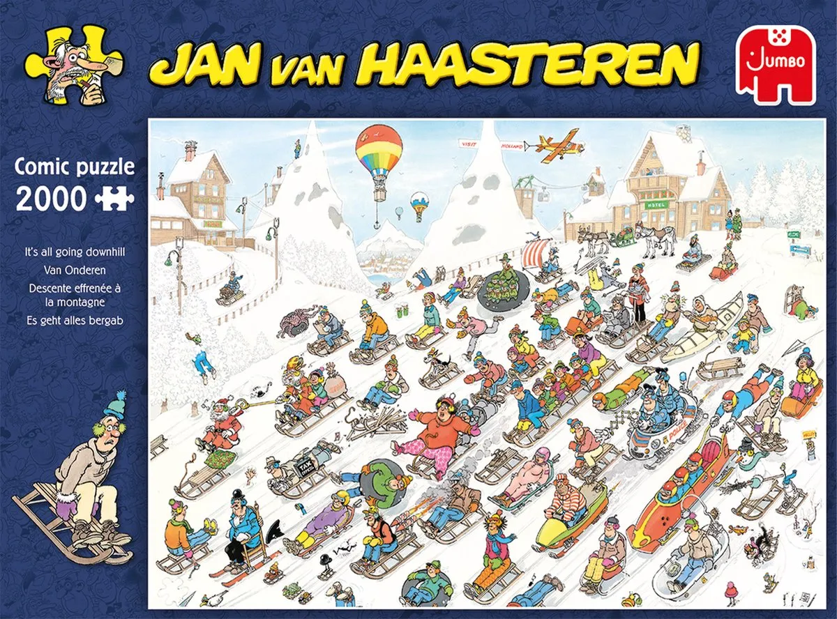 Jan van Haasteren Van Onderen! Puzzel 2000 Stuks - Meerkleurig