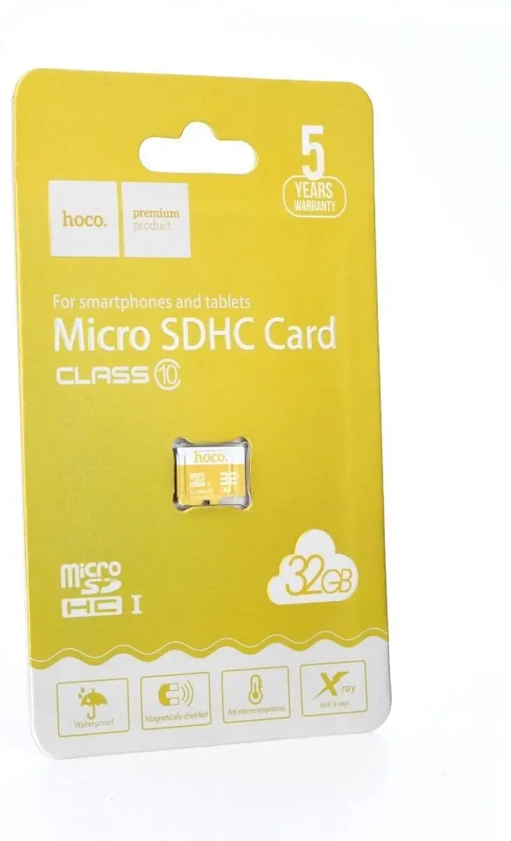 Hoco Micro SD Kaart 32GB - Geel