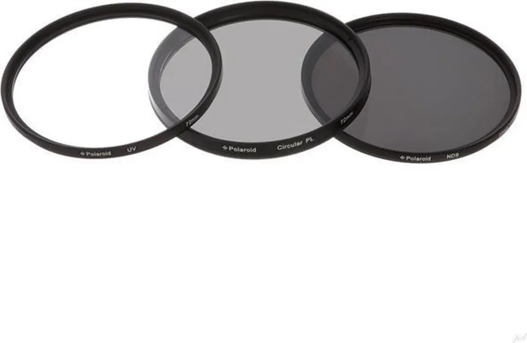 Polaroid Luxe Filterkit 52mm - UV/Polarisatie/Grijs - PL3FILND52