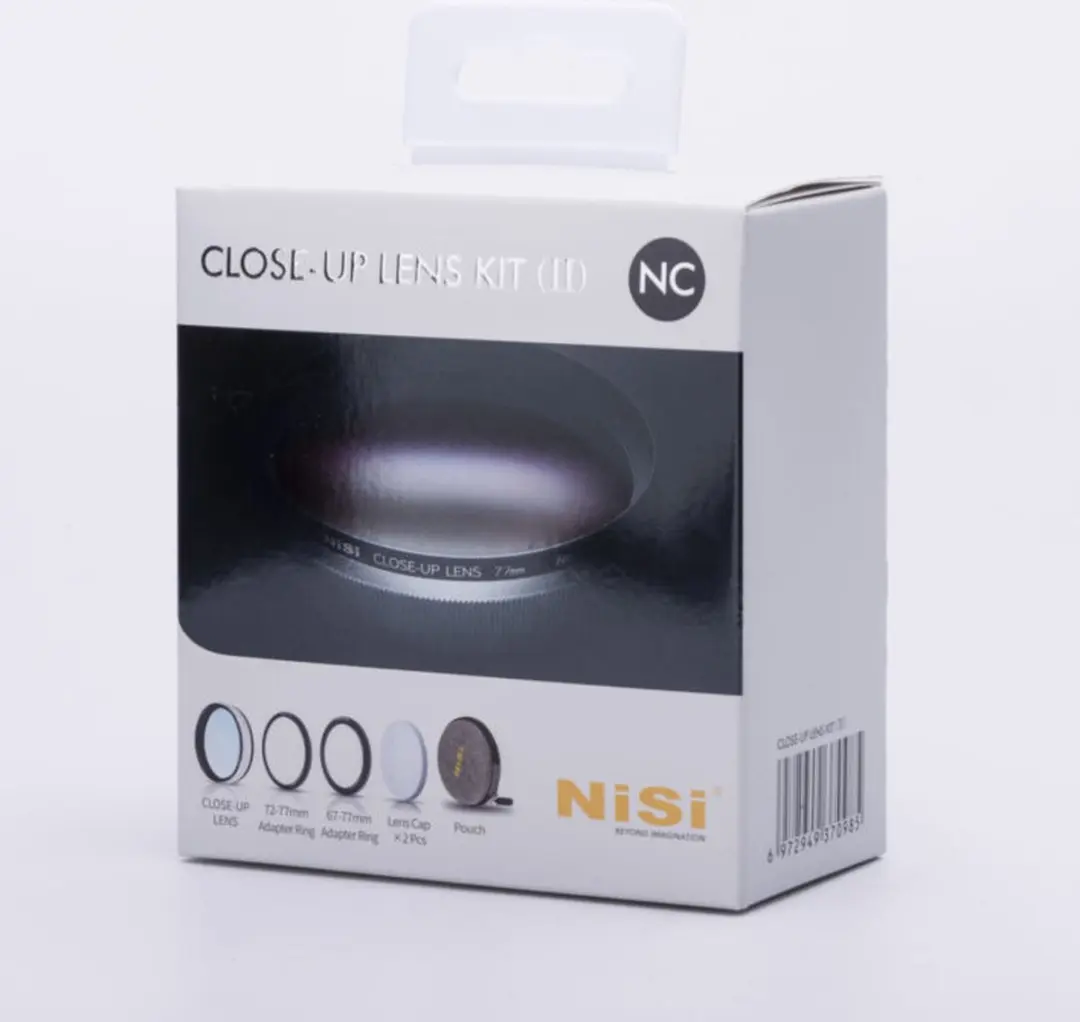 NiSi 112565 Lensadapter 77mm - Close-up + 67/72mm Adapter - Zwart/Wit