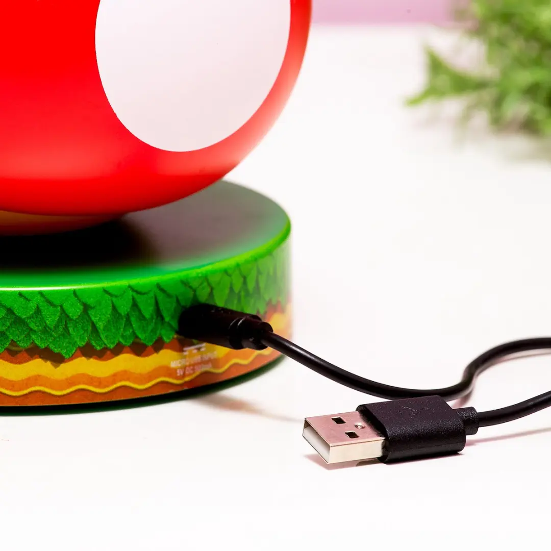 Paladone Super Mario Mushroom Digitale Wekker - Veelkleurig