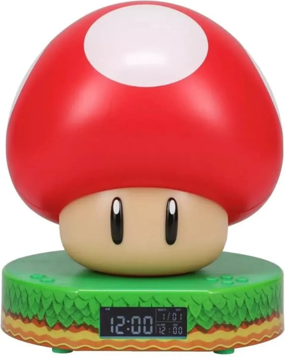 Paladone Super Mario Mushroom Digitale Wekker