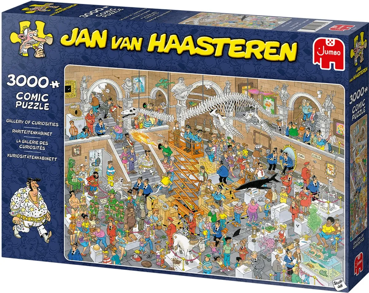 Jan van Haasteren Rariteitenkabinet 3000 Stuks - Meerkleurig