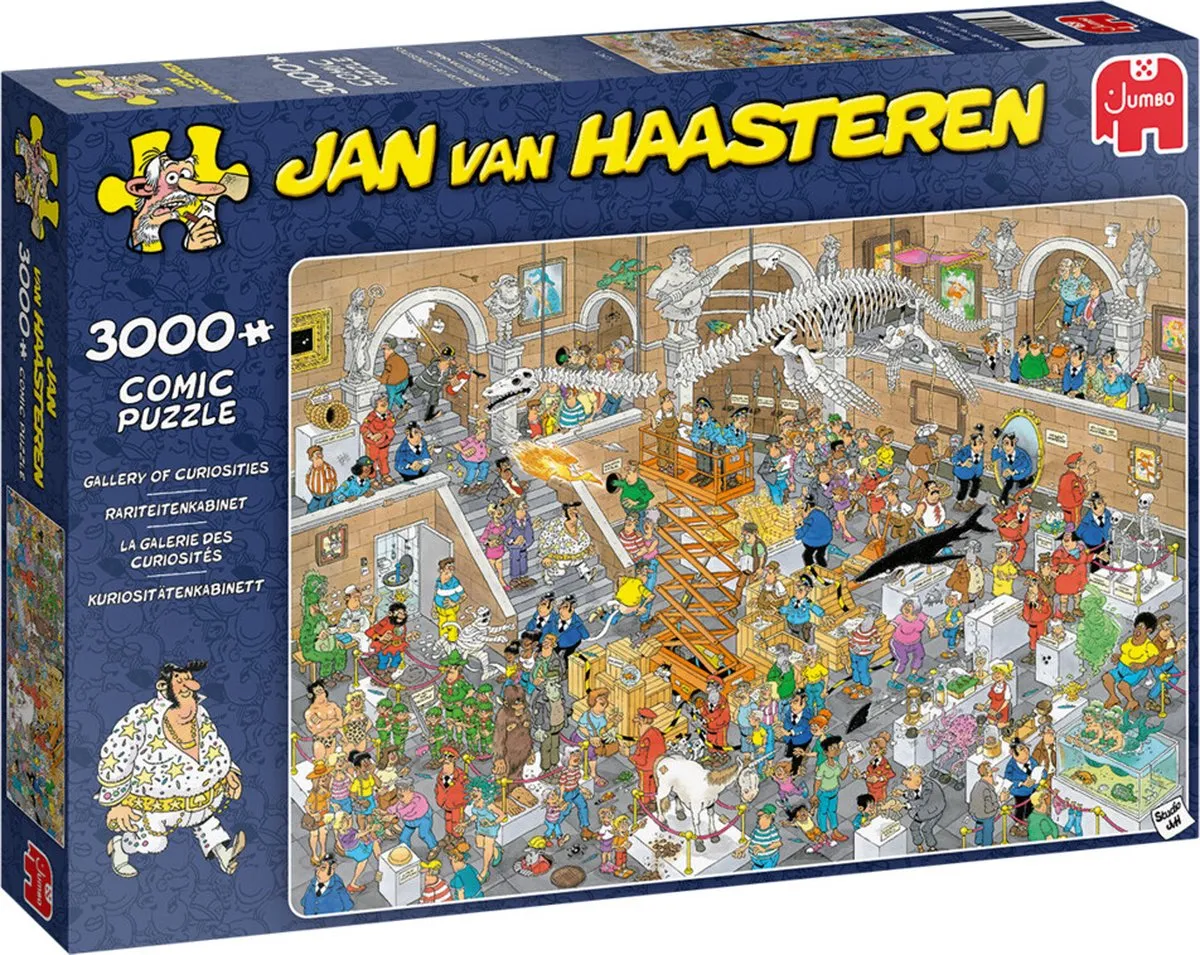Jan van Haasteren Rariteitenkabinet 3000 Stuks - Meerkleurig