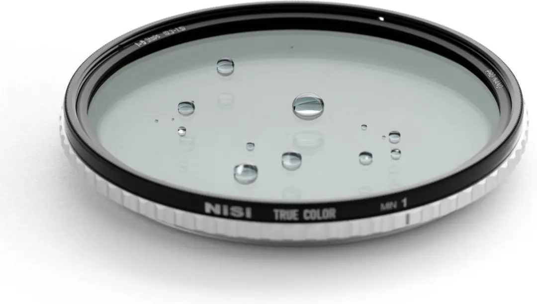 NiSi 77mm True Color ND-Vario 1-5 Stops 500171 - Grijs