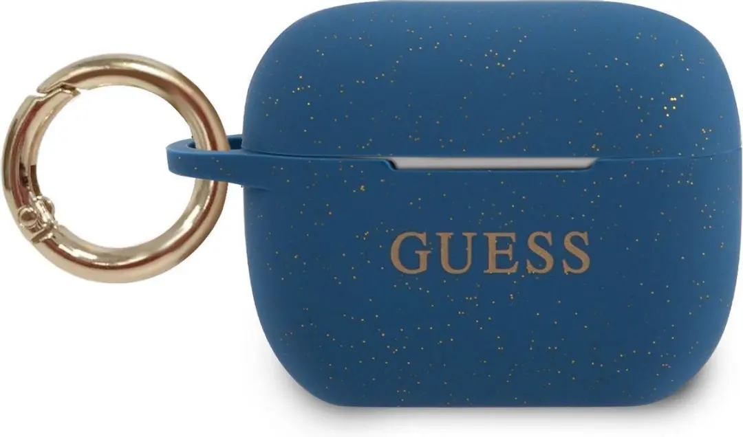 GUESS Silicone Hoes AirPods Pro - Blauw