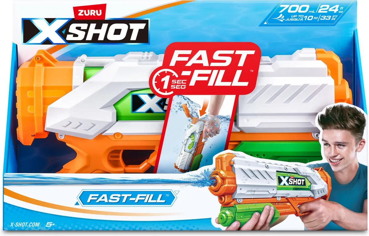XSHOT Watergevecht Snelvullende Water Blaster van ZURU - Waterpistool