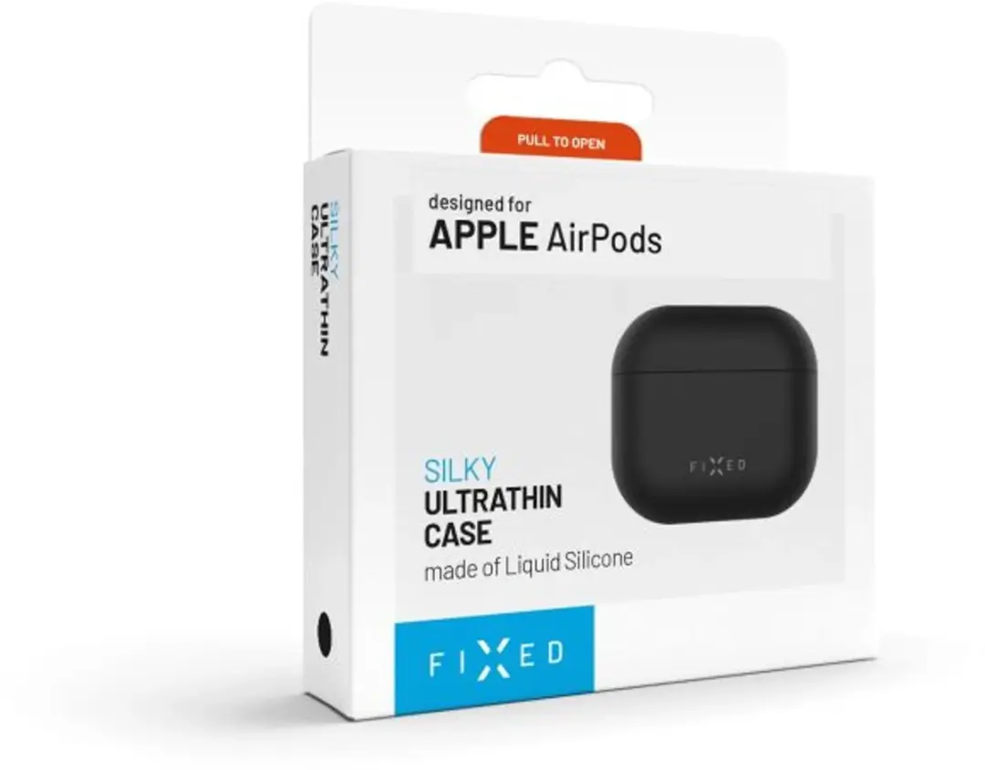 Fixed Silky AirPods 4 Hoesje FIXSIL-1473-BK - Zwart