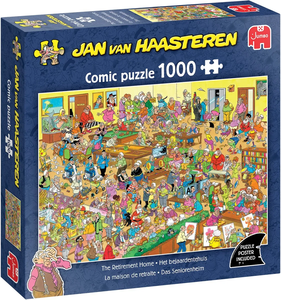 Jan van Haasteren Het Bejaardentehuis Legpuzzel 1000 Stuks - Meerkleurig