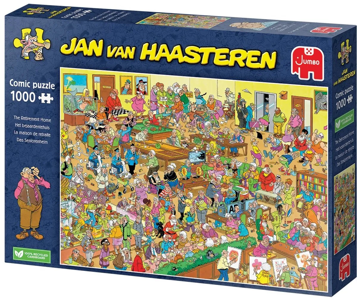 Jan van Haasteren Het Bejaardentehuis Legpuzzel 1000 Stuks - Meerkleurig